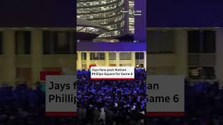 Jays fans pack Nathan Phillips Square for Game 6