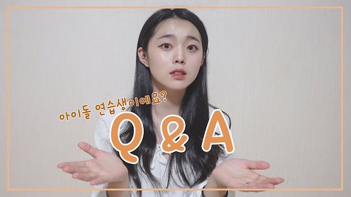 (sub) 첫 Q&A💛 꿈이 아이돌이에요? 왜 급식 안먹어요?