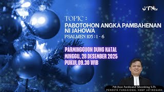 Download Lagu 09:30 - Parmingguon Minggu, 28 Desember 2025 - Live Bahasa Batak MP3