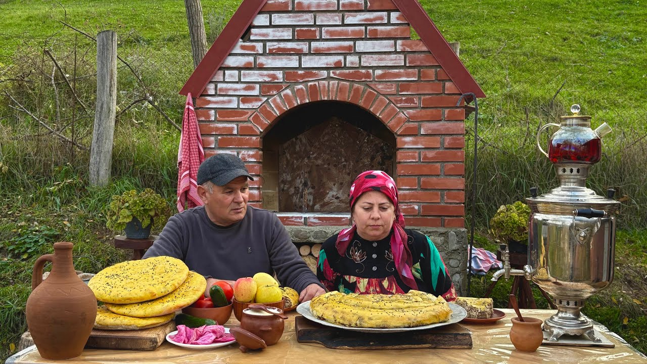 Деревенский обед в моей новой печке | Cooking a Rustic Lunch in My New Oven