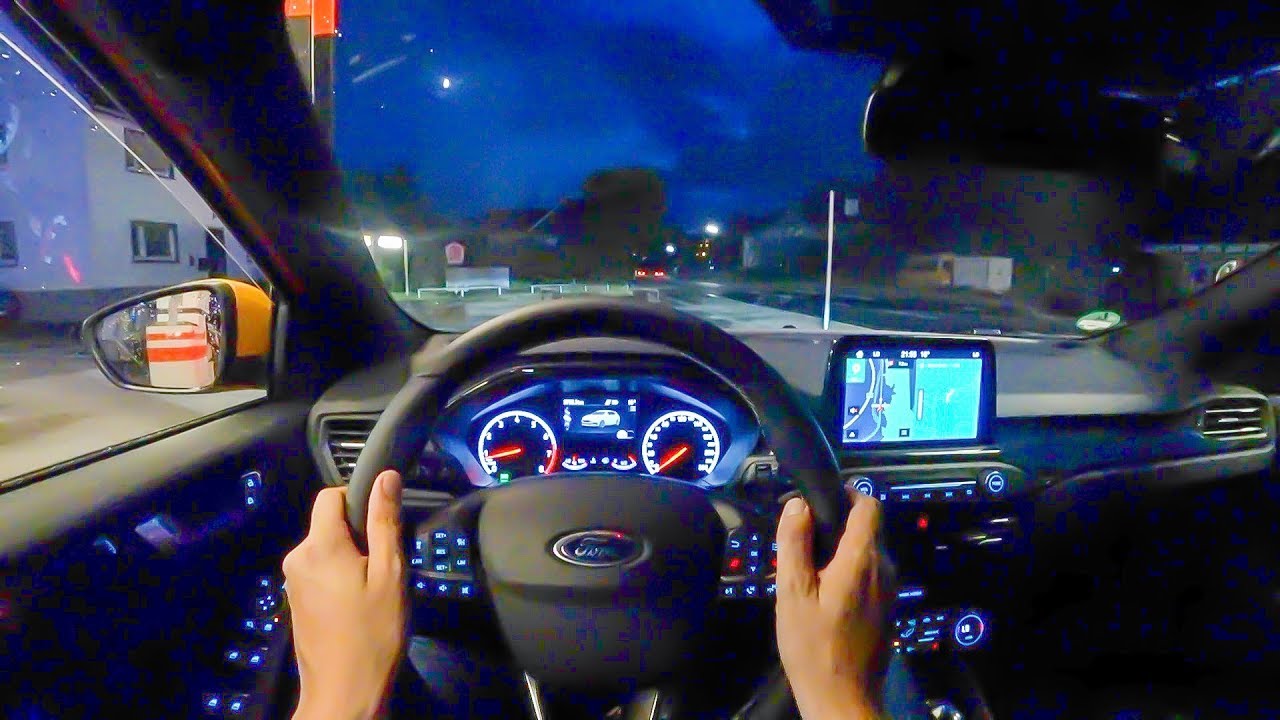 19 Ford Focus Turnier St 2 0 Ecoblue 190hp Night Pov Drive Onboard 60fps Youtube