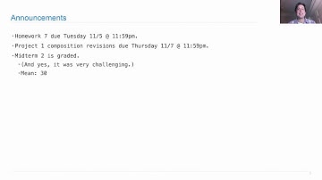 61A Fall 2013 Lecture 23 Video 1