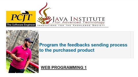 Web Project Task 36 | Semester 01 | Java Institute