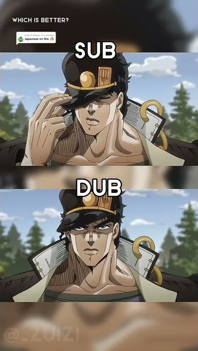 jojo's dub vs sub