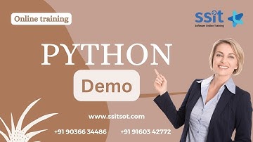 Python Training Demo || SSIT Software Online Training @ 20/01/2023