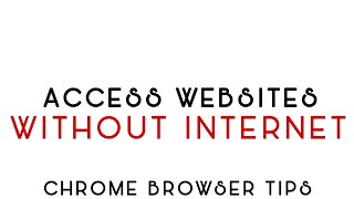 How to Access Website & Webpage without Internet | Tutorial | Android | Chrome Browser screenshot 4