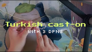 Turkish Cast-On With Double-Pointed Needles Cc