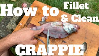 How To Fillet A Crappie Fish: Best Way To Clean Crappie