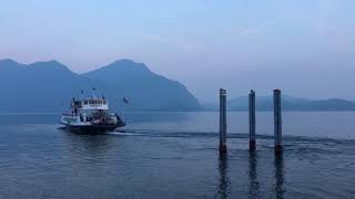 Traghetto San Cristoforo In Partenza Da Intra