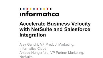 Accelerate Business Velocity with NetSuite and Salesforce Integration