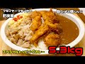【デカ盛り】巨大唐揚げを1kgトッピング！スペシャルカレー！！〜フライヤーフライヤーさん〜【大食い】【大胃王】