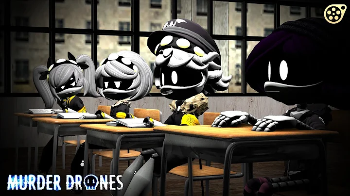 Murder Drones Short Animation MEME: When the whole class is arguing On math
