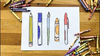 Art Supplies - Cool Beans Club - Quick Draw Confidence Builder