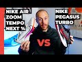 Nike Air Zoom Tempo NEXT% vs Nike Pegasus Turbo: How does the latest shoe compare with the classic?