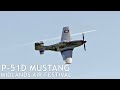 P-51D Mustang whistle! Rolls Royce Heritage flight - Midlands Air Festival 2023