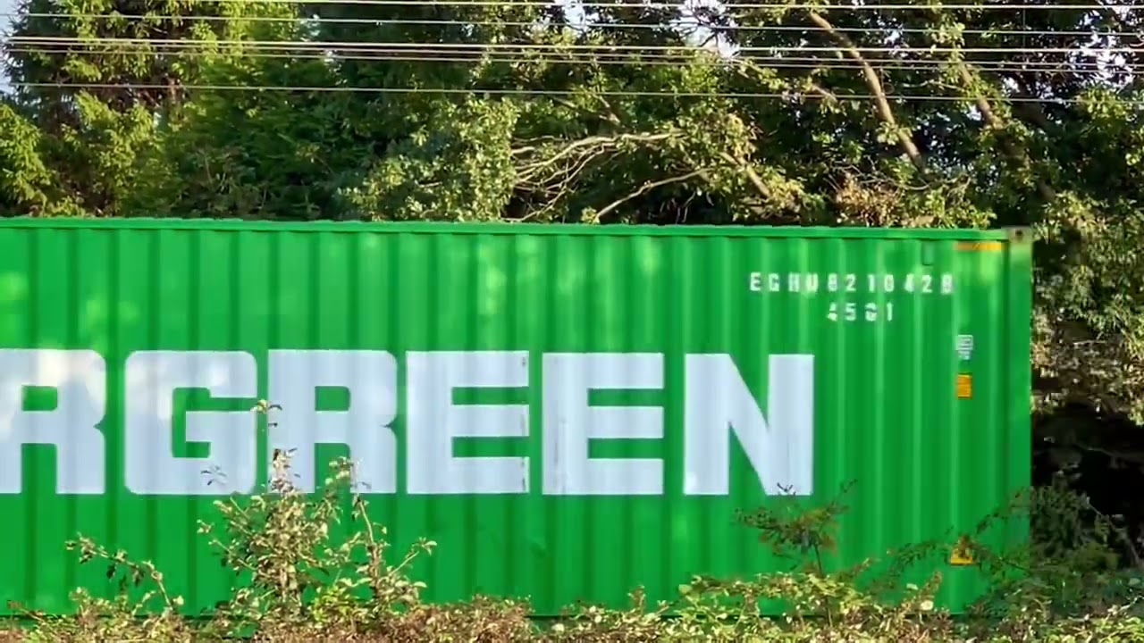 90014 “Over the Rainbow” + 90005 working 4M63 from Felixstowe to Trafford Park, bonus 323