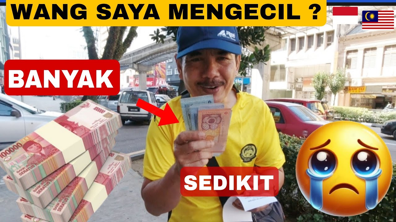 WANG Berbukit Jadi Secubit..😭Sedih Lihat Realiti RUPIAH di Malaysia❗