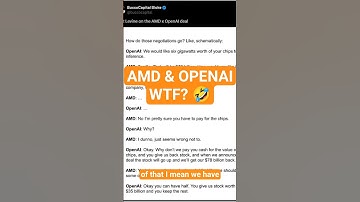This OpenAI and AMD #stock deal is ridiculous! #stockmarket #stockstowatch #amd #ai