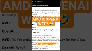 This OpenAI and AMD #stock deal is ridiculous! #stockmarket #stockstowatch #amd #ai