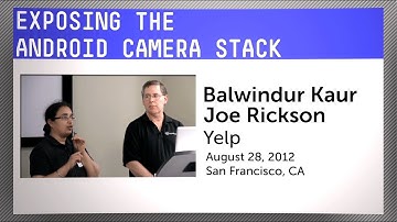 Exposing the Android Camera Stack