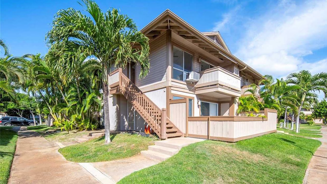 Ewa Beach Condo For Sale 2Bed 1.5Bath Upper Floor Condo 465k