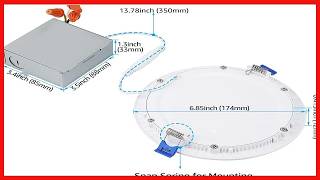 Save Energy with Ultra-Thin 12W LED Downlight – Perfect for Tight Spaces