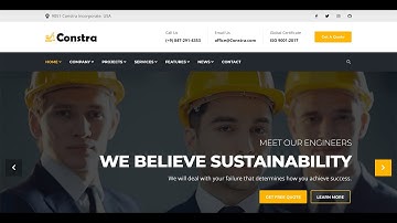 Converting constra HTML template into dynamic website - Vue JS + Laravel (Part 1)
