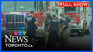 Body found in shed fire at a Brampton home | CTV News Toronto at Noon for July 10 2026