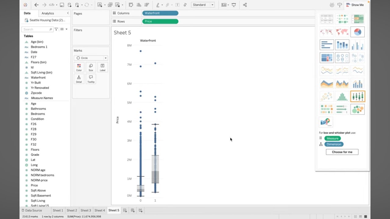 Make a Side-by-Side Box Plot in Tableau - YouTube