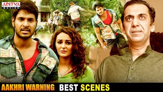 &quot;Aakhari Warning&quot; Movie Best Scenes | South Movie | Sundeep Kishan, Seerat Kapoor | Aditya Movies