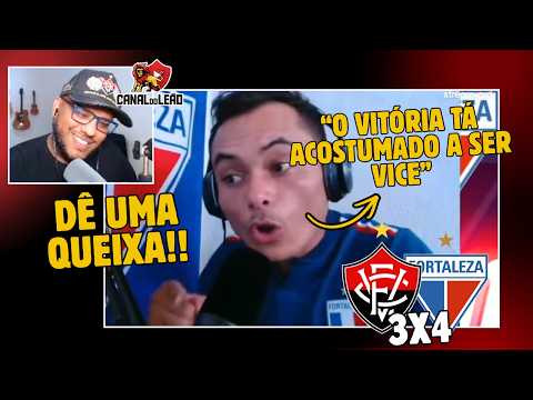 I reacted to the Fortaleza fan who cried and called me dishonest.