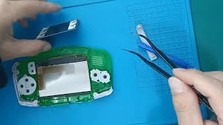 COOERQI GBA IPS LCD Screen Shell Replace Controller Board