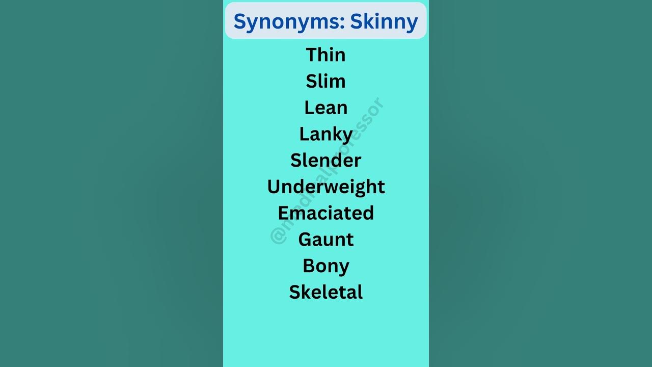 synonyms-skinny-learn-english-vocabulary-youtube
