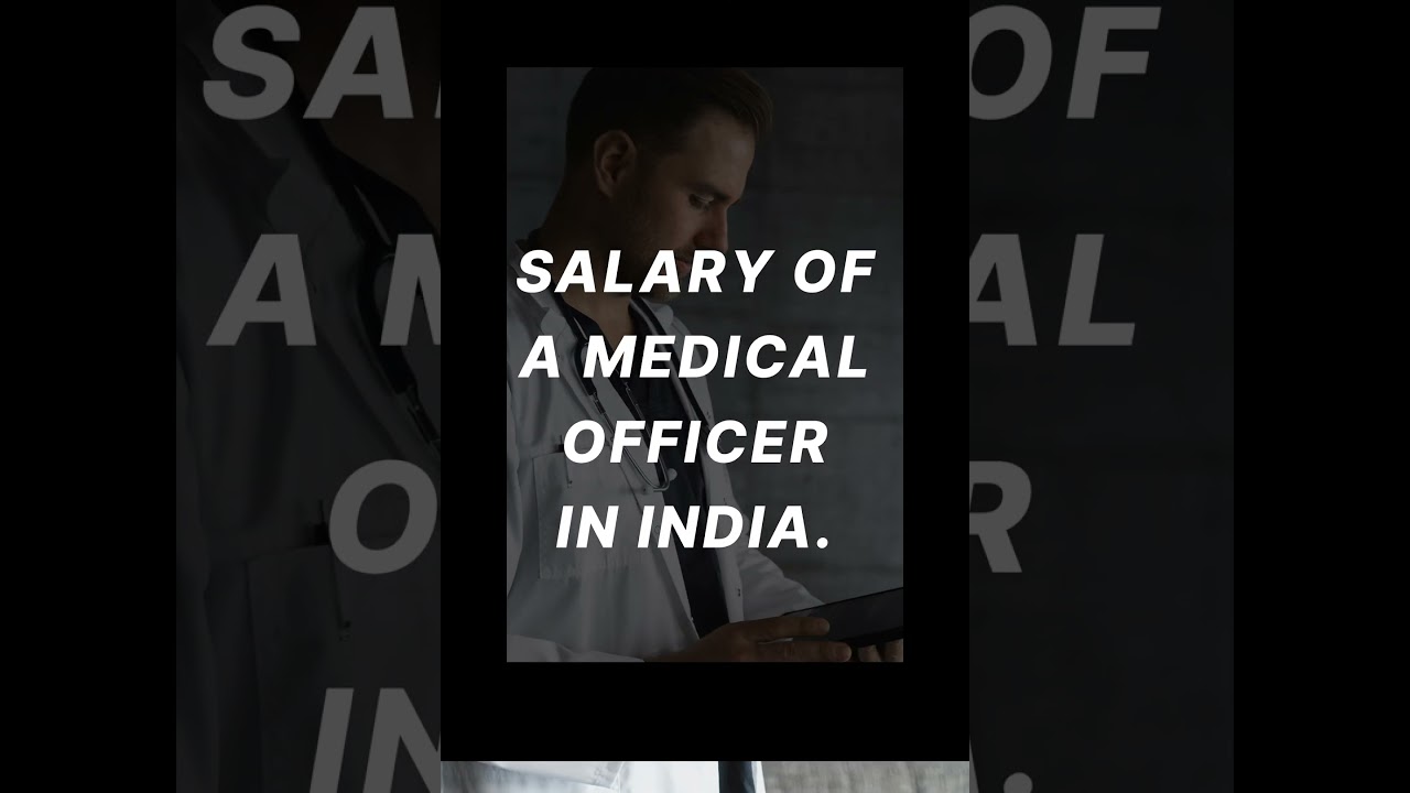 salary of a medical officer in India//NEET MOTIVATION