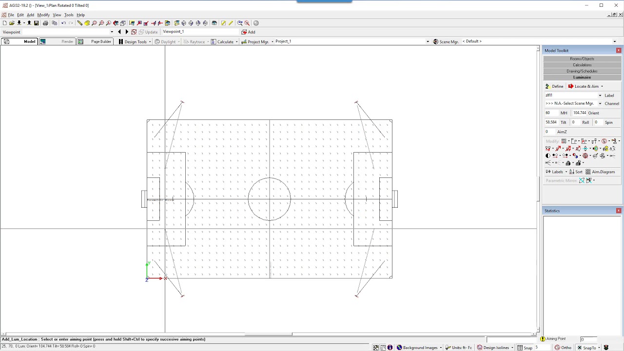 Aiming Floodlights in AGi32 - YouTube