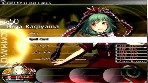 Labyrinth of Touhou 2 - Tenshi 12F Hina Solo AGAIN