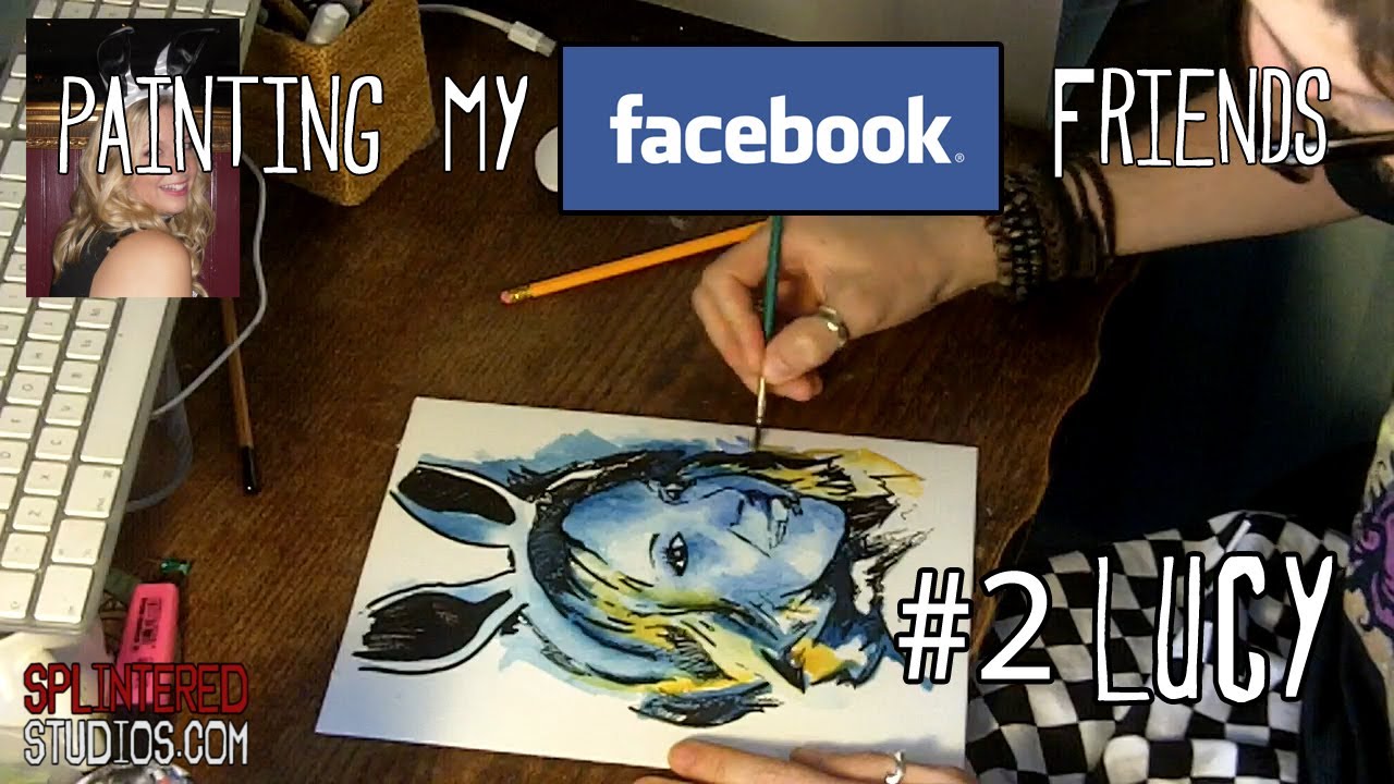 Painting My Facebook Friends - #2 Lucy paint net