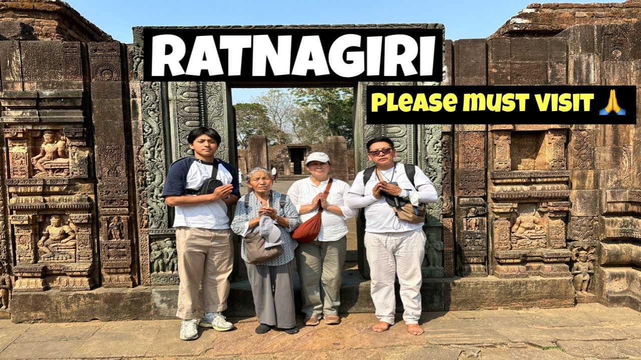 Peace Destroyed at Ratnagiri 😭 || Buddhist Pilgrimage to Odisha india  || Tibetan YouTuber ||