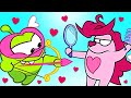 Om Nom Stories - Cinta Ada Di Udara (Love Is In The Air) Valentine Special | Kartun Anak
