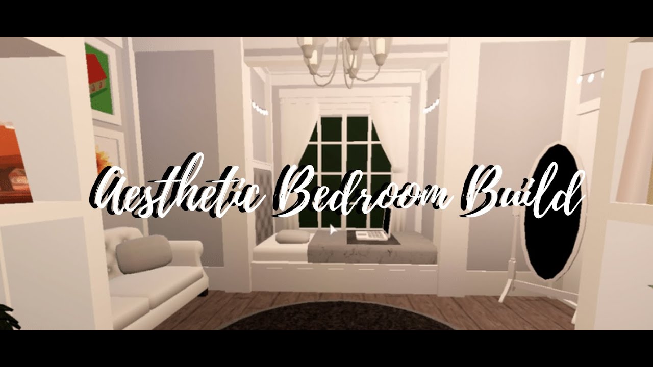 AESTHETIC BEDROOM BUILD - Roblox Bloxburg - YouTube