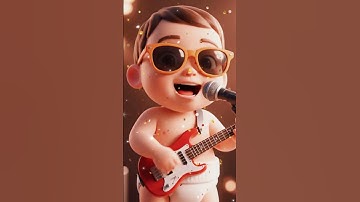 Thumbnail of Baby Rock Star Sings “I Love Mommy” | Veo3 Animated Short 👶💗🎶