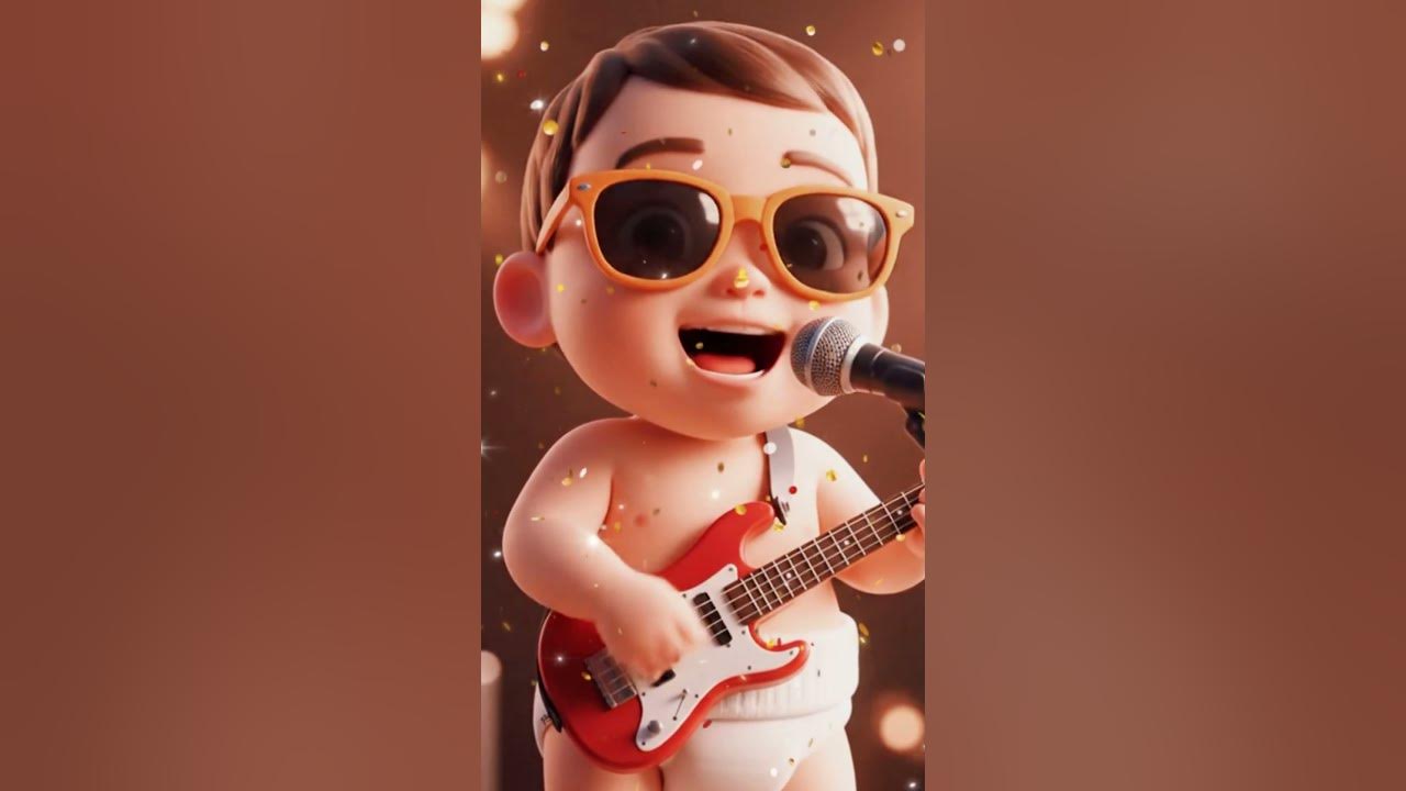 Baby Rock Star Sings “I Love Mommy” | Veo3 Animated Short 👶💗🎶