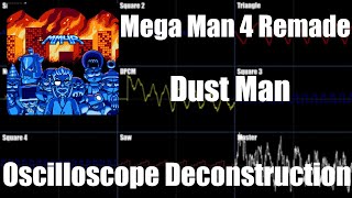 Mega Man 4 Remade - Dust Man - Oscilloscope Deconstruction