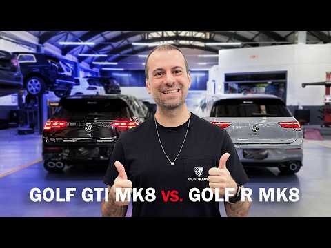 GOLF GTI MK8 vs. GOLF R MK8 NA OFICINA!!???? UPGRADE PARA LANTERNA IQ LIGHT!!
