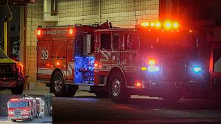LAFD Engine 39, Engine 2, Engine 4 & RA2 Responding