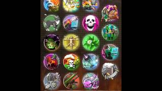 All the elements in doodle devil for iPhone