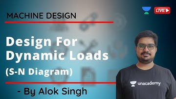 Design For Dynamic Loads - S-N Diagram | Machine Design | GATE & ESE 2021 | Alok Singh