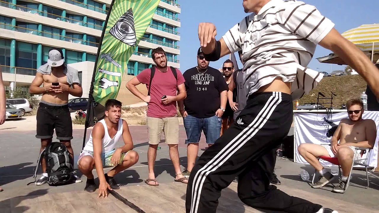 BBoy Busta Calling out a "Judge" in Rust & Dust Event קריאה לבאטל