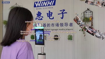 PT080K-FR: 8" AI Face Recognition Body Measurement Thermometer Access control and temperature record