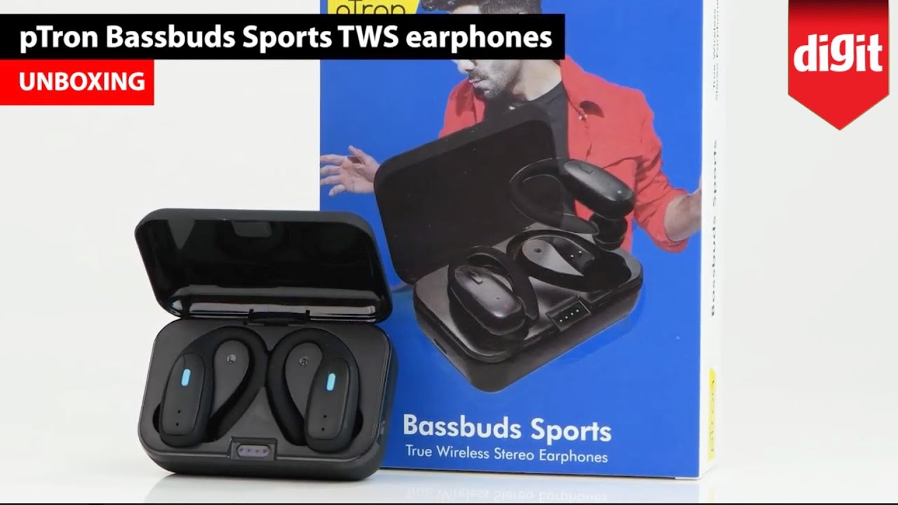 pTron Bassbuds Sports TWS Unboxing 